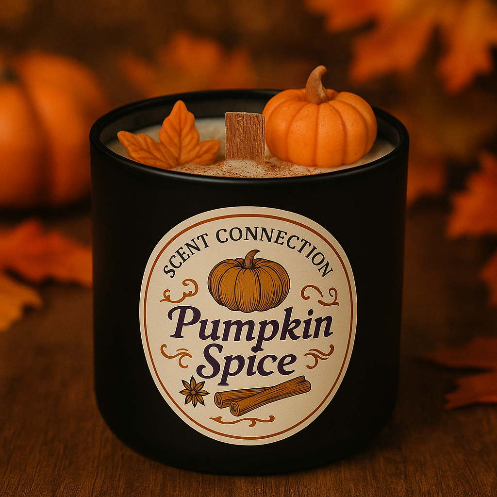 Mini Pumpkin Spice Candle – Small Batch Seasonal Scent